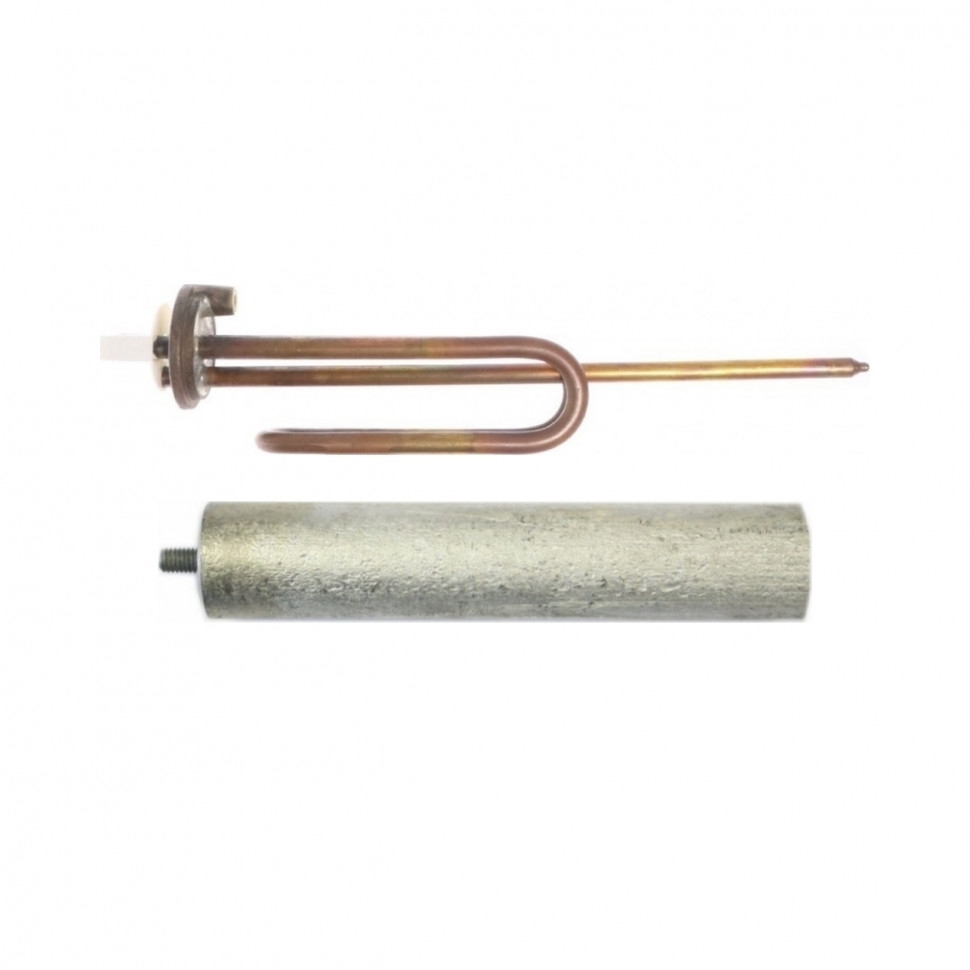 Комплект ТЭН 2,5кВт (2500Вт) RCA для водонагревателя Ariston + анод, R10027K1