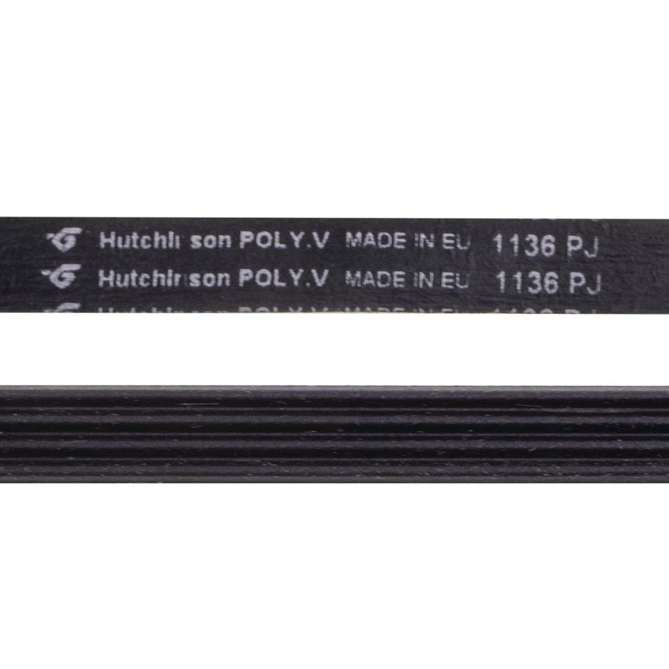 Набор 2 шт Приводной ремень барабана стиральной машины Ariston, Indesit, Hutchinson 1136 J4, KMJ128UN Набор 2 шт Приводной ремень барабана стиральной машины Ariston, Indesit, Hutchinson 1136 J4, KMJ128UN