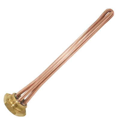ТЭН для чугунной батареи отопления (радиатора) 1 кВт, медь, D42, G1 1/4", L280мм, 220V, TW, 3400066