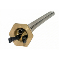 ТЭН для алюминиевого радиатора (батареи отопления) 300 Вт, левая резьба, нерж, D33, G1", L200мм, 220V, Р03Л