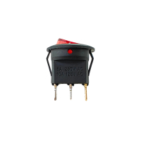 Выключатель круглый одноклавишный D20/22мм, 6А, 250V, 2 положения, с сигнальной лампой, Thermex, 66216 Выключатель круглый одноклавишный D20/22мм, 6А, 250V, 2 положения, с сигнальной лампой, Thermex, 66216