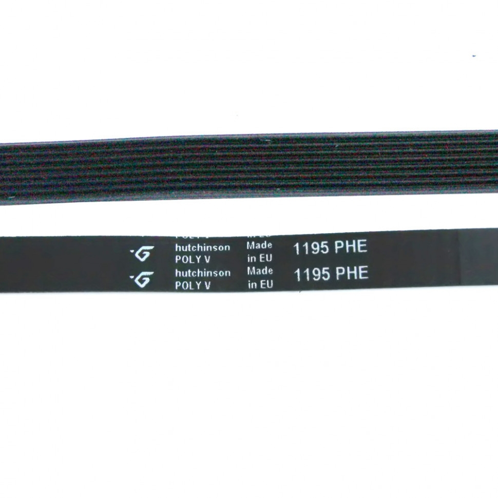 Приводной ремень барабана стиральной машины Ariston, Indesit, Hutchinson 1195 H8, H128 Приводной ремень барабана стиральной машины Ariston, Indesit, Hutchinson 1195 H8, H128